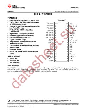 SN761668DBTR datasheet  